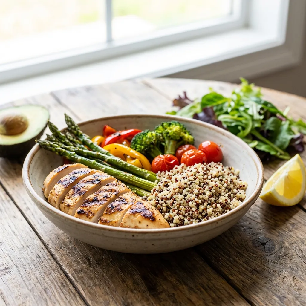 Proteinreiche Mahlzeit