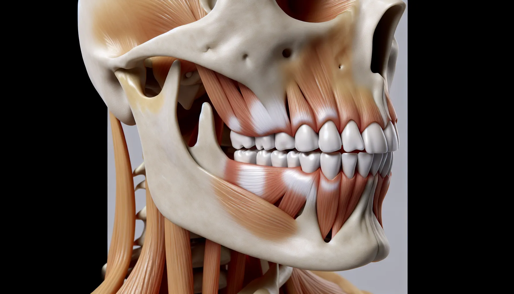 Kieferschmerzen Hausmittel bei Masseter-Spannung & Kaugummikauen 1 Anatomie des Kiefers und Masseter-Muskels