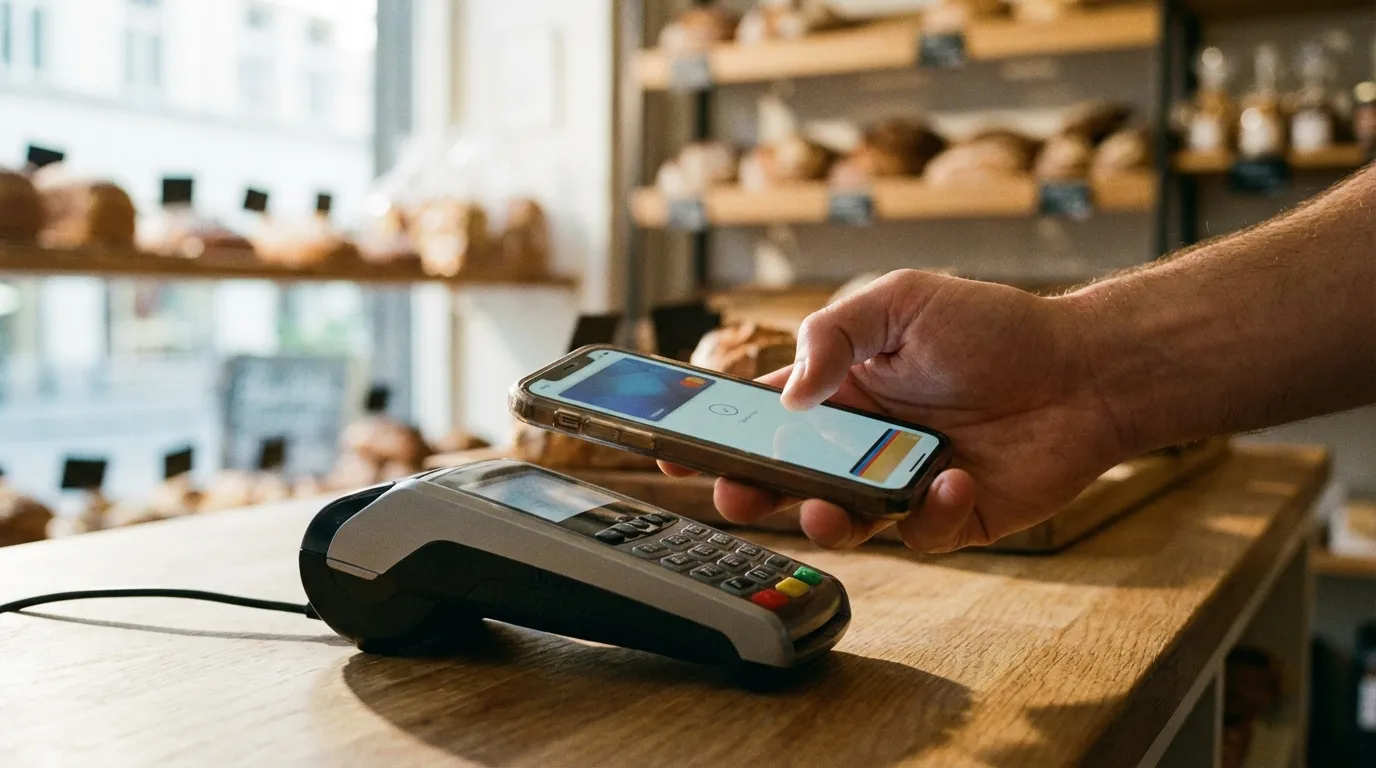 Bezahlen mit Digital Wallet am Smartphone