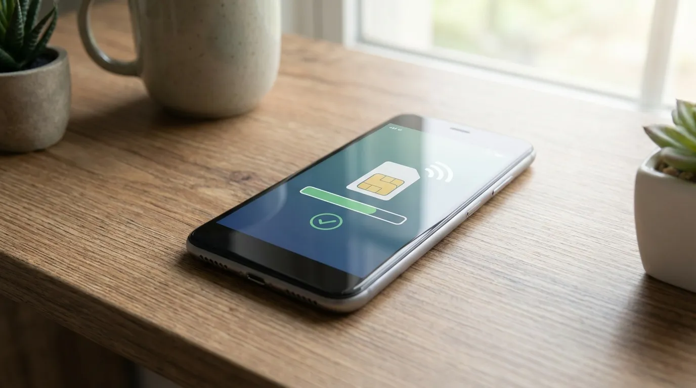 eSIM Einrichtung auf Smartphone