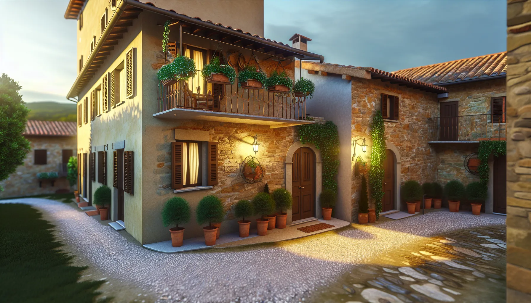 Kleine italienische Pension