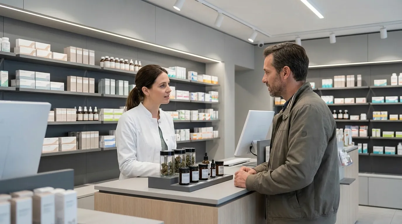 Medizinisches Cannabis: Nutzung und Recht in Deutschland 2026 1 Medizinisches Cannabis in moderner Apotheke