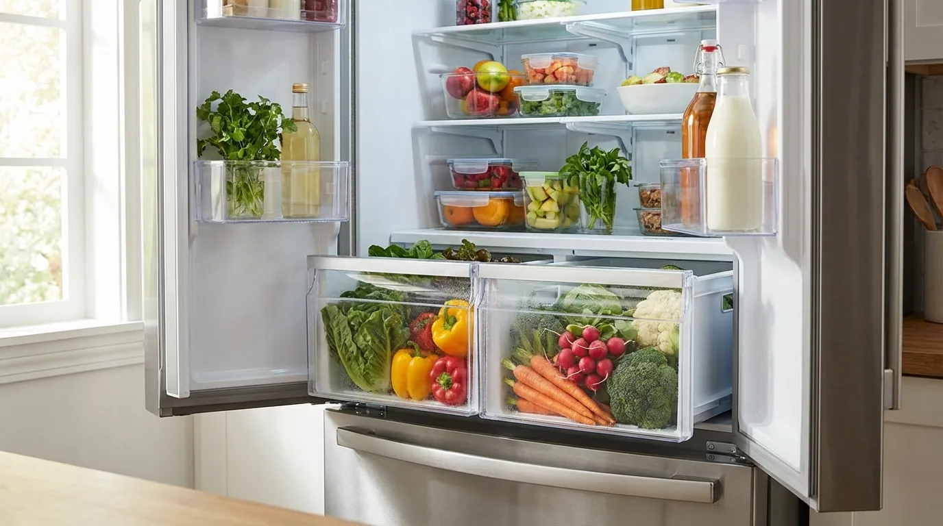 Optimale Gemüseaufbewahrung im Kühlschrank