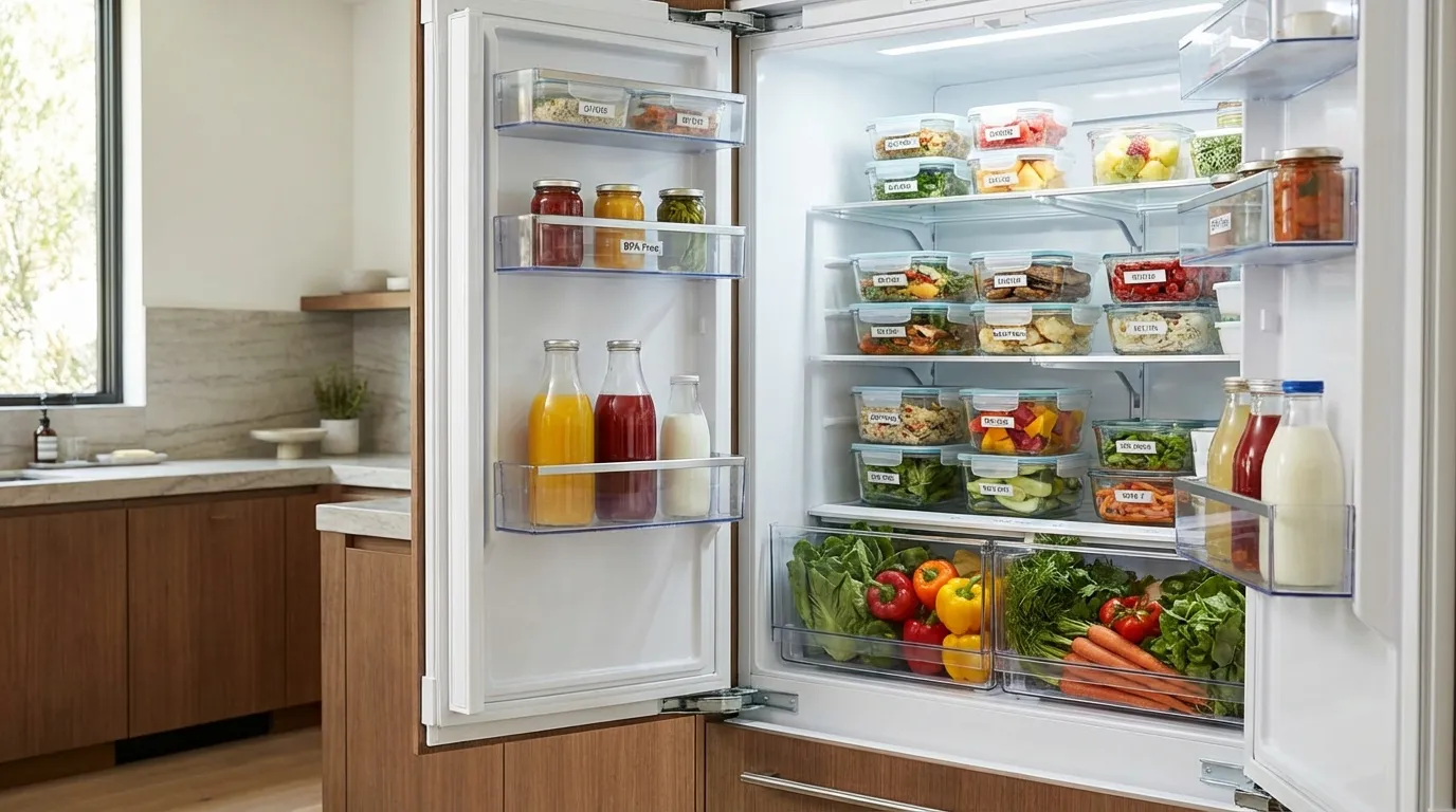 Kühlschrank richtig einräumen: So bleiben Lebensmittel länger frisch und du sparst bares Geld 2 Ordentlicher Kühlschrank mit System