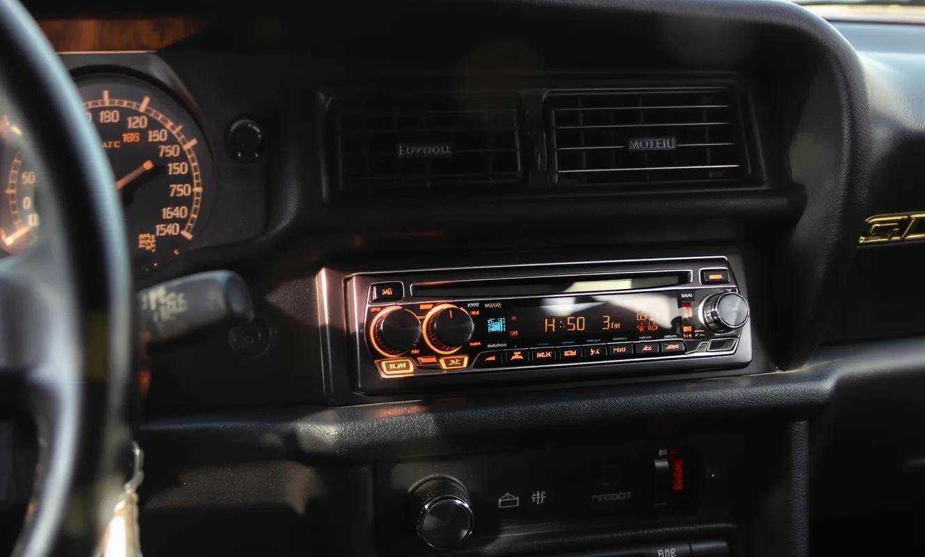 Auto Navi nachrüsten im Youngtimer: Stilvoll im 1‑DIN‑Schacht 1 Retro‑Autoradio im Youngtimer