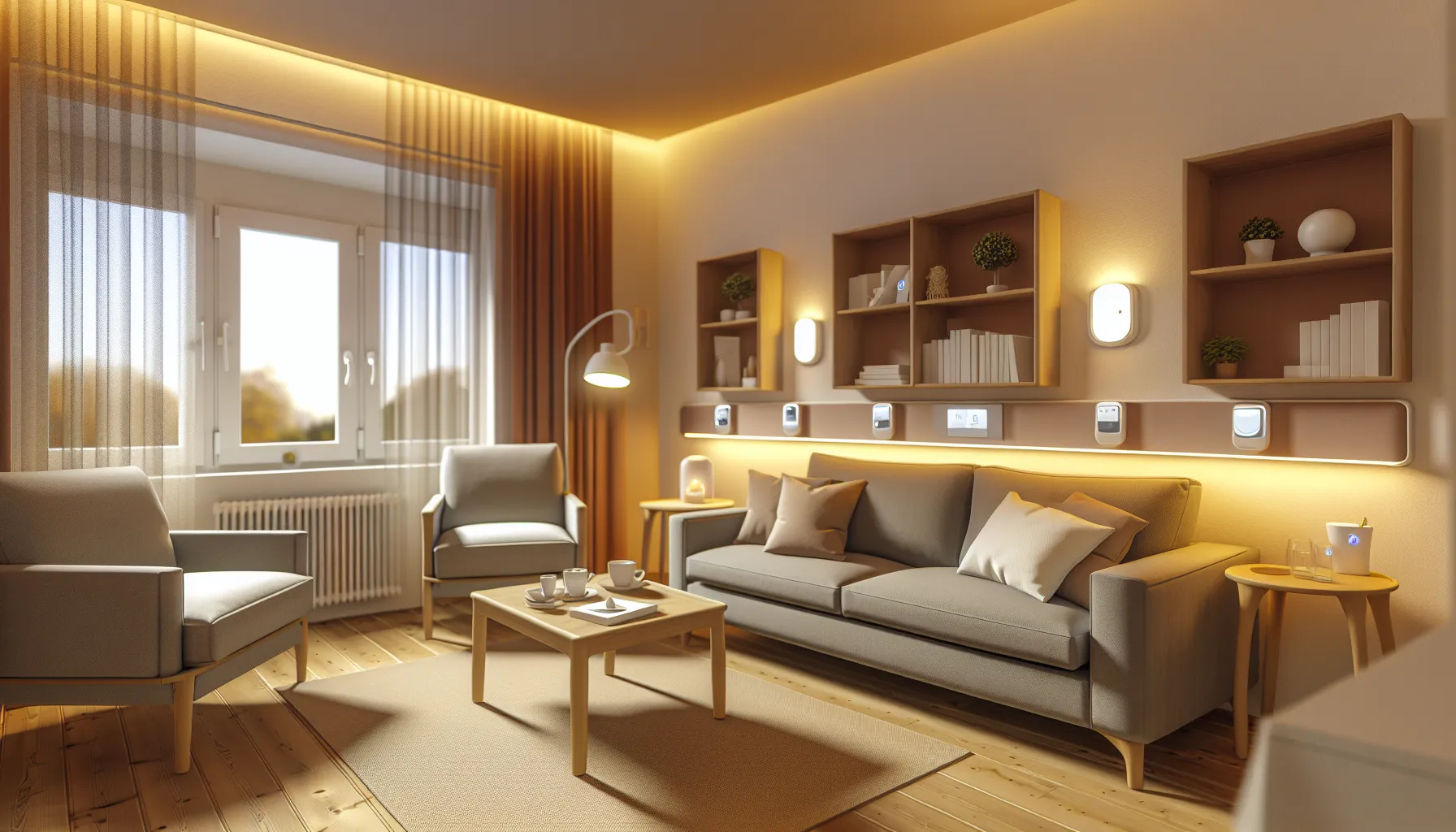 Smart Home für Senioren 2026: Benutzerfreundliche Systeme zur Gesundheitsüberwachung 2 Sensorbasiertes Gesundheitsmonitoring in einer Seniorenwohnung