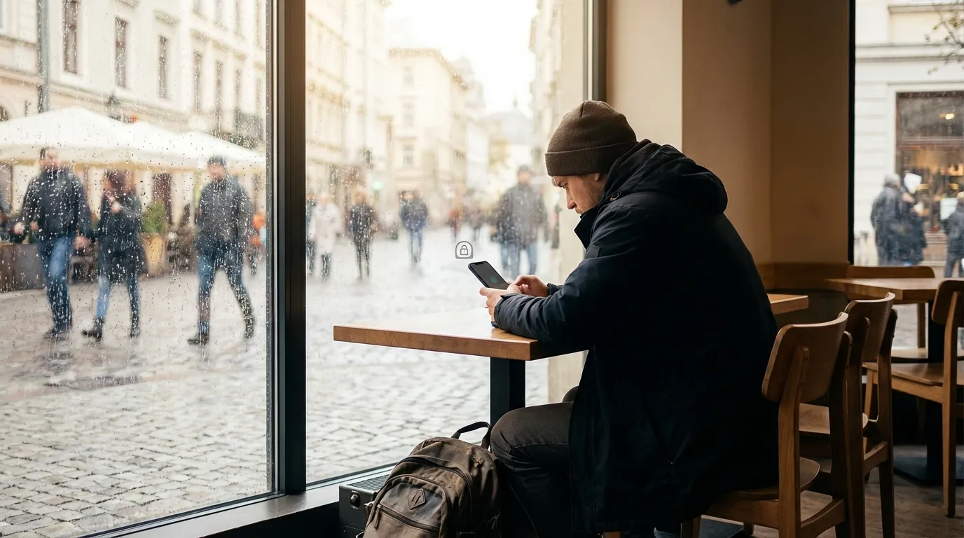 Smartphone-Nutzung im öffentlichen WLAN