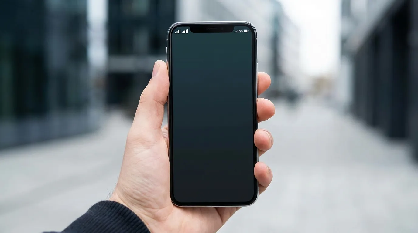 Smartphone zeigt Netzempfang nach SIM‑Aktivierung