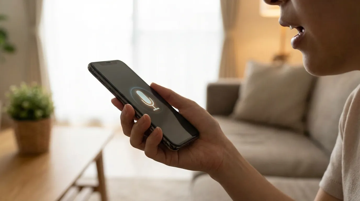 Sprachsteuerung am Smartphone