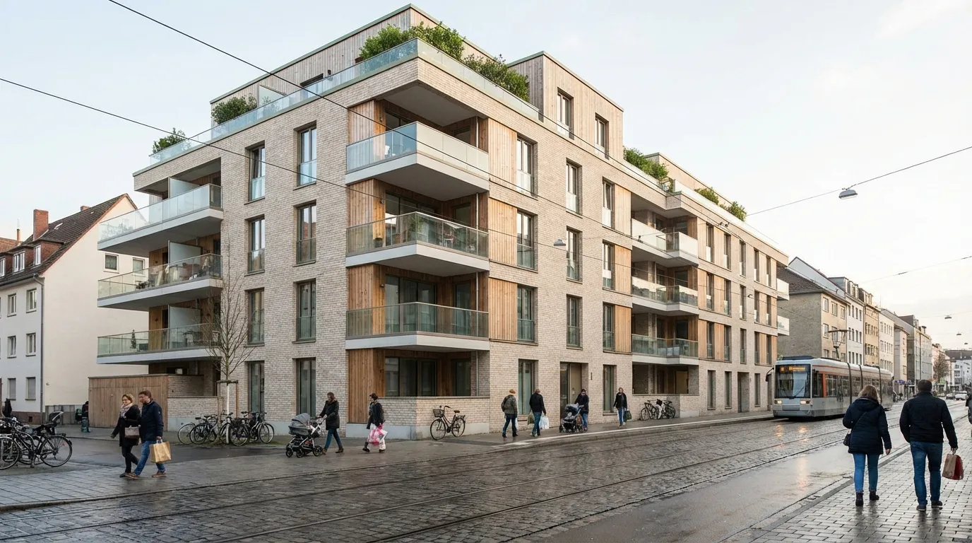 Inflationsschutz durch Immobilien: Strategien für 2026 2 Wohnimmobilie in deutscher Stadt