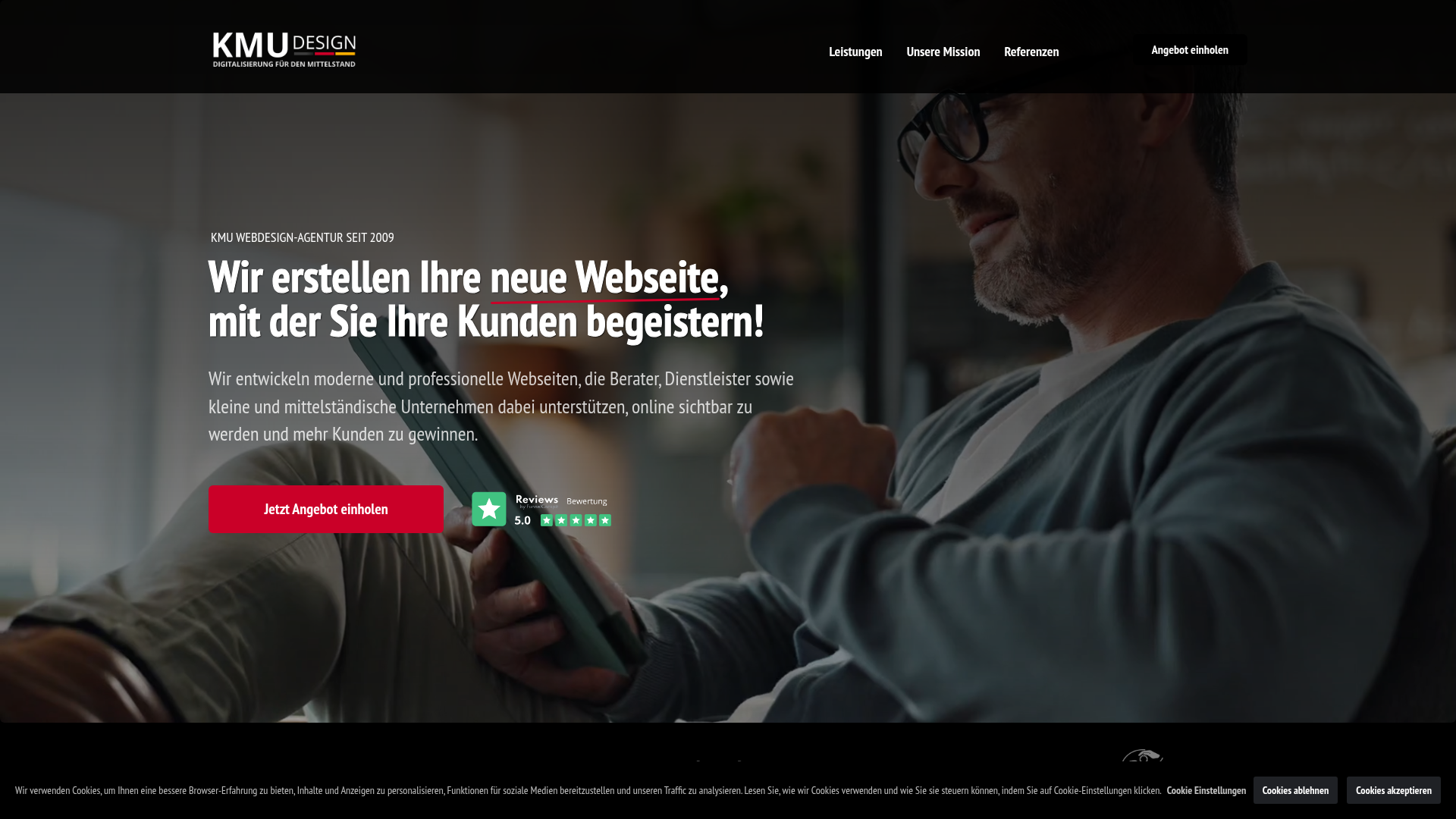 4. KMU Design Homepage