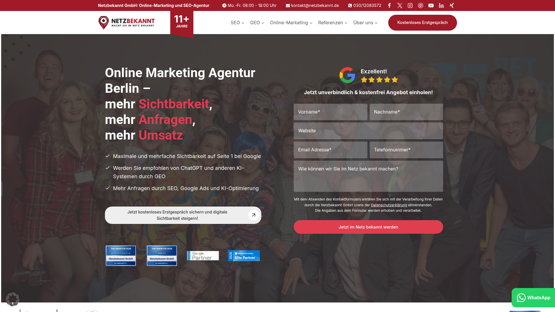 2. Netzbekannt GmbH Homepage