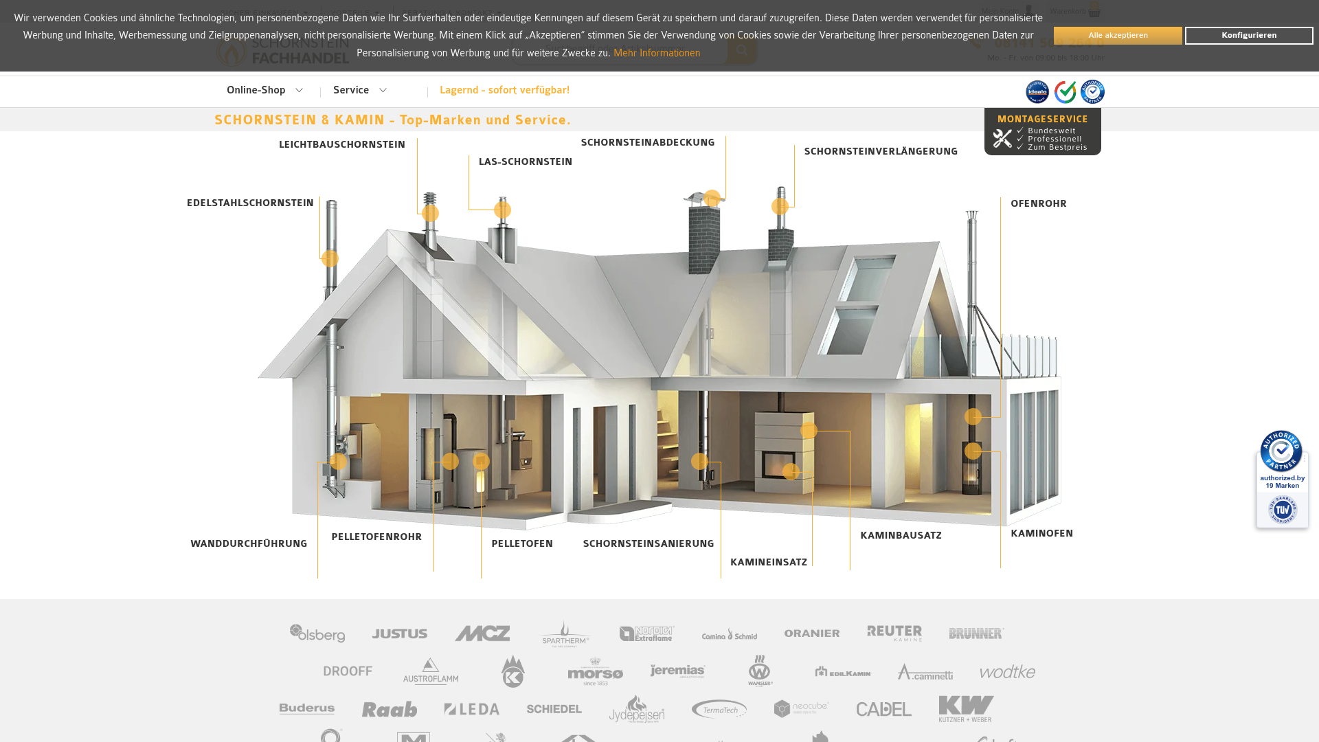3. Schornstein-Fachhandel Homepage