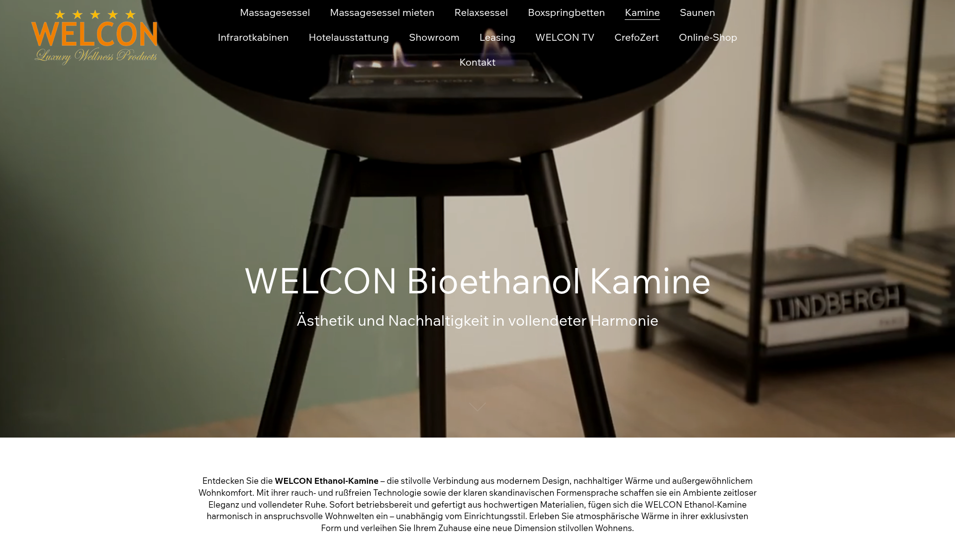4. WELCON, Gute Wahl für designorientierte Einsteiger mit klarem Preisrahmen Homepage