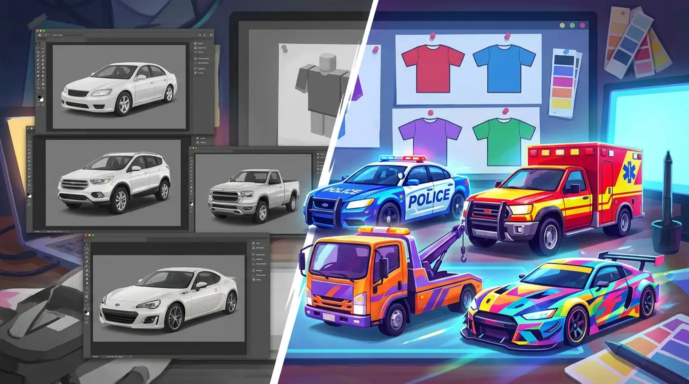 FiveM fleet vehicle wrap concept art