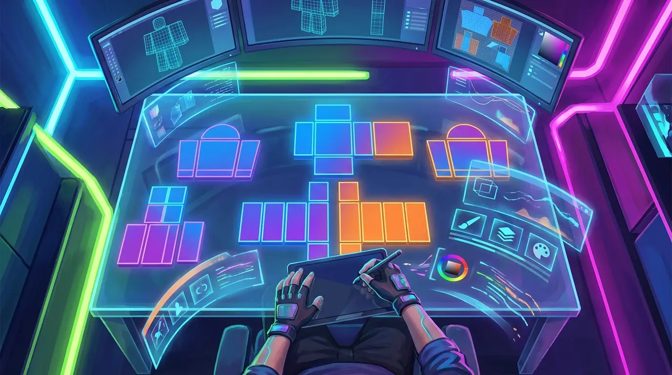 Roblox clothing template panel planning