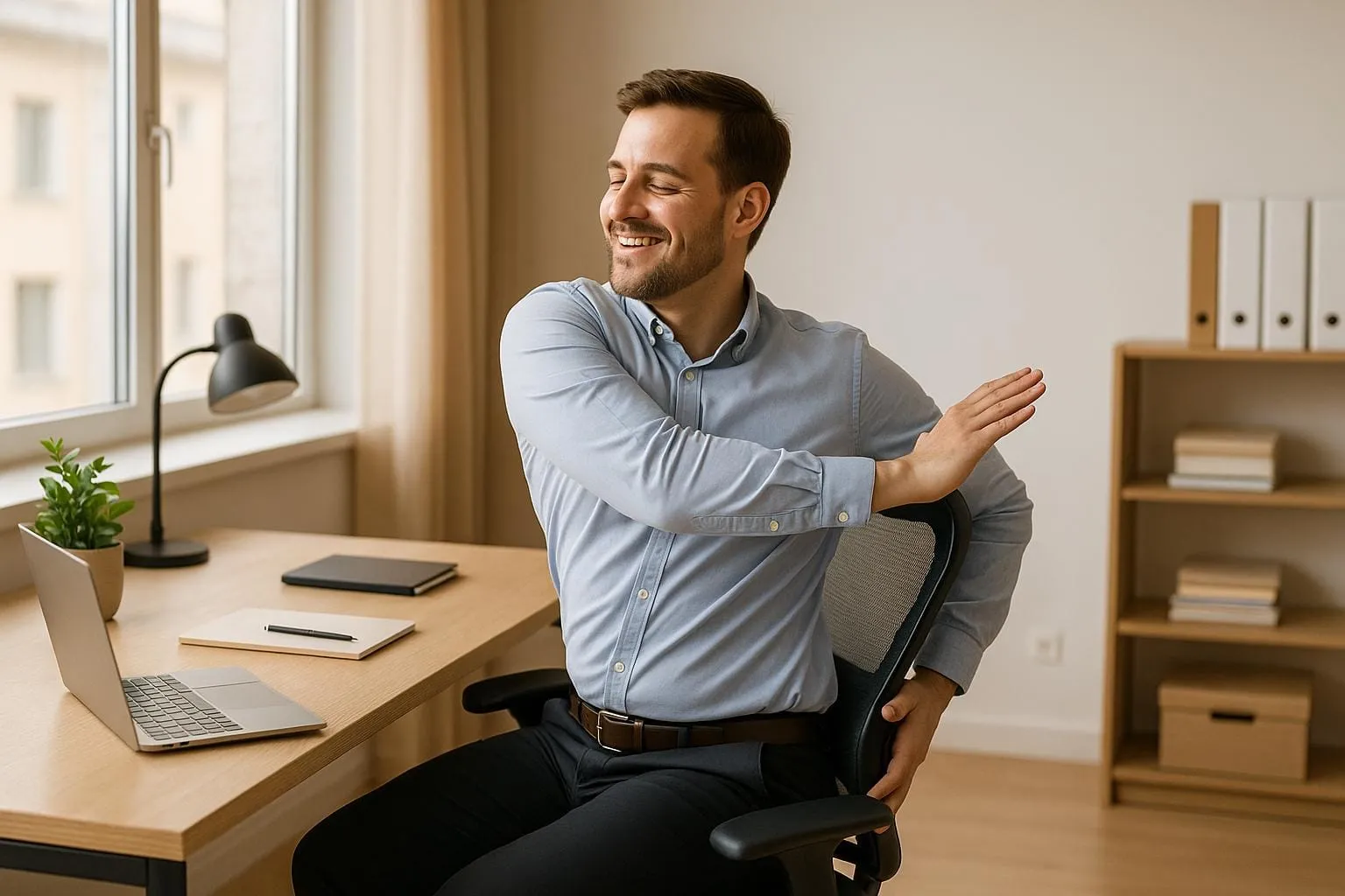 7 Quick Desk Exercises to Boost Your Energy at Work - Exercise Snacks Blog
