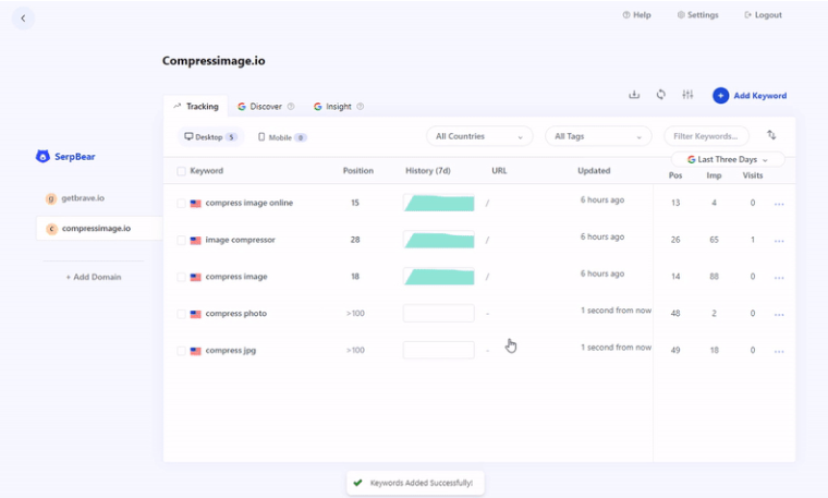 SerpBear SEO Open Source