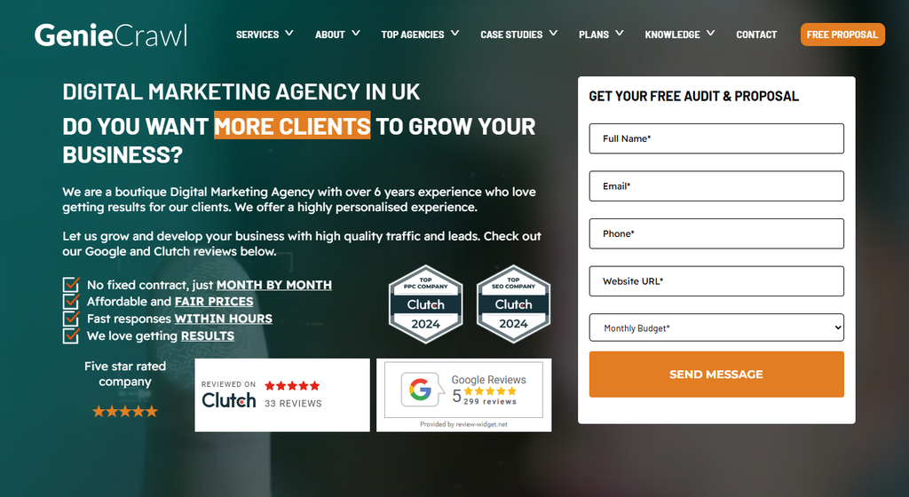 Geniecrawl SEO London