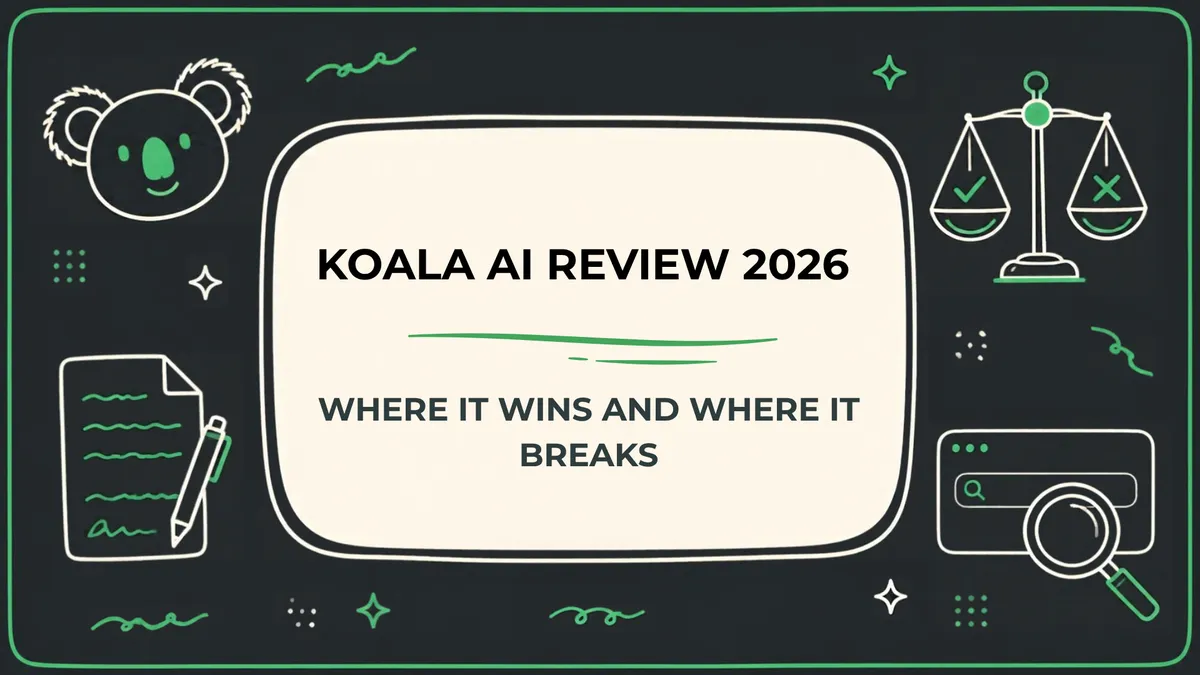 Koala AI Review 2026: Where It Wins and Where It Breaks